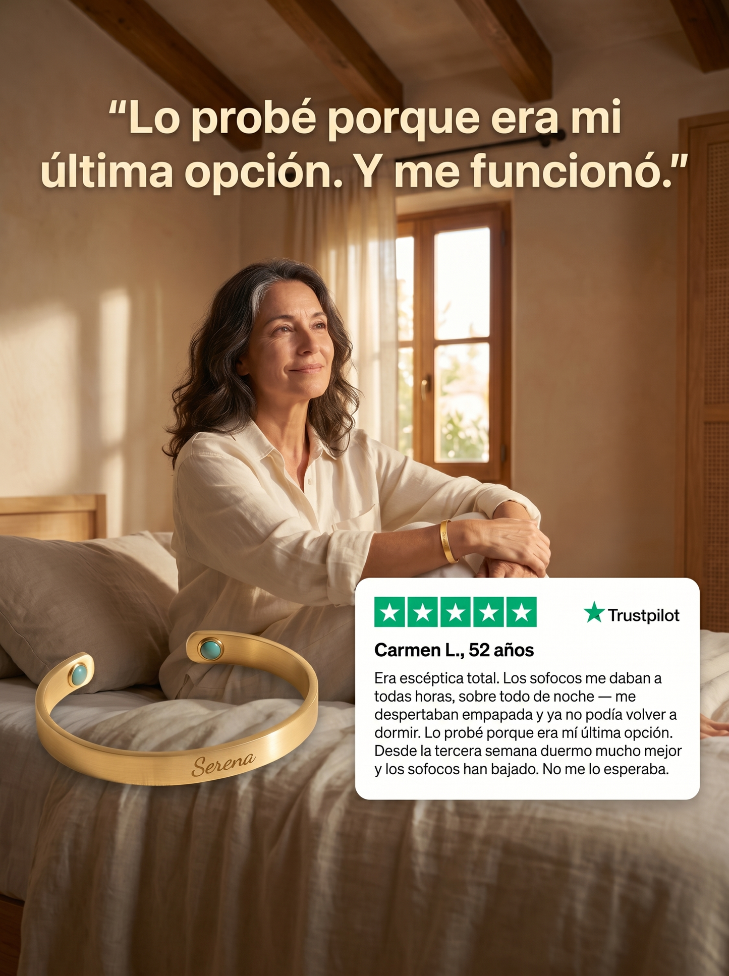Serena - Pulsera Magnética para Aliviar los Síntomas de Menopausia