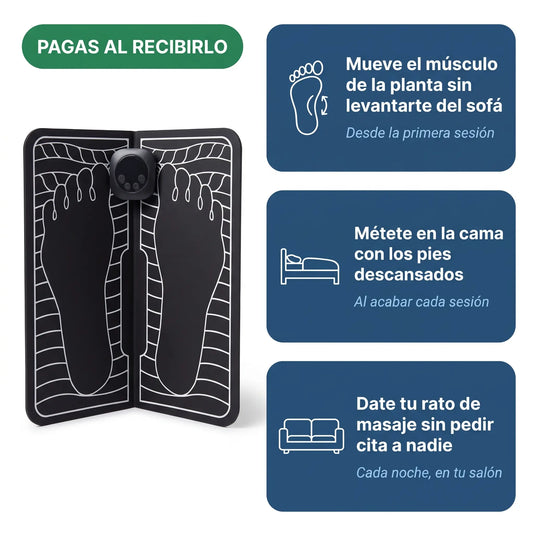 Neurostep - Alfombrilla de Masaje diseñada para Despertar los Músculos Dormidos de tus Pies