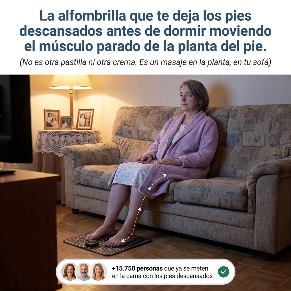 Neurostep - Alfombrilla de Masaje diseñada para Despertar los Músculos Dormidos de tus Pies