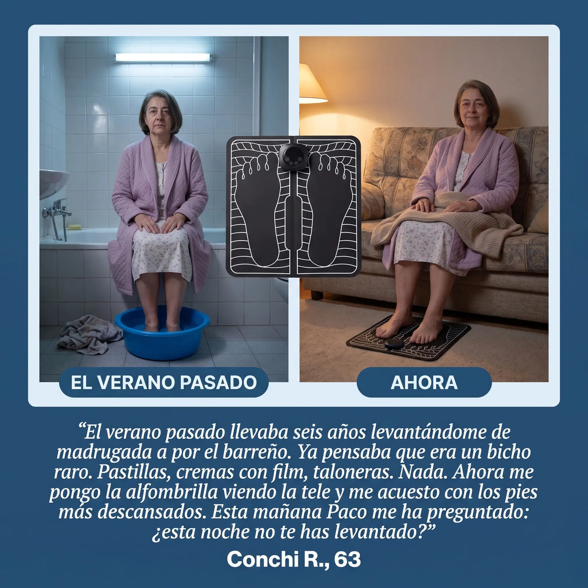 Neurostep - Alfombrilla de Masaje diseñada para Despertar los Músculos Dormidos de tus Pies