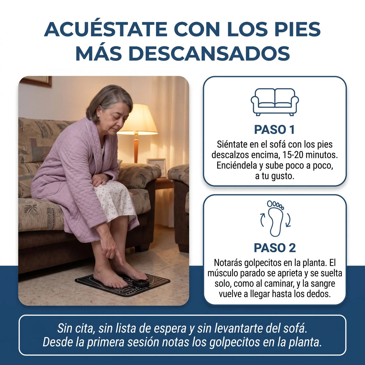 Neurostep - Alfombrilla de Masaje diseñada para Despertar los Músculos Dormidos de tus Pies